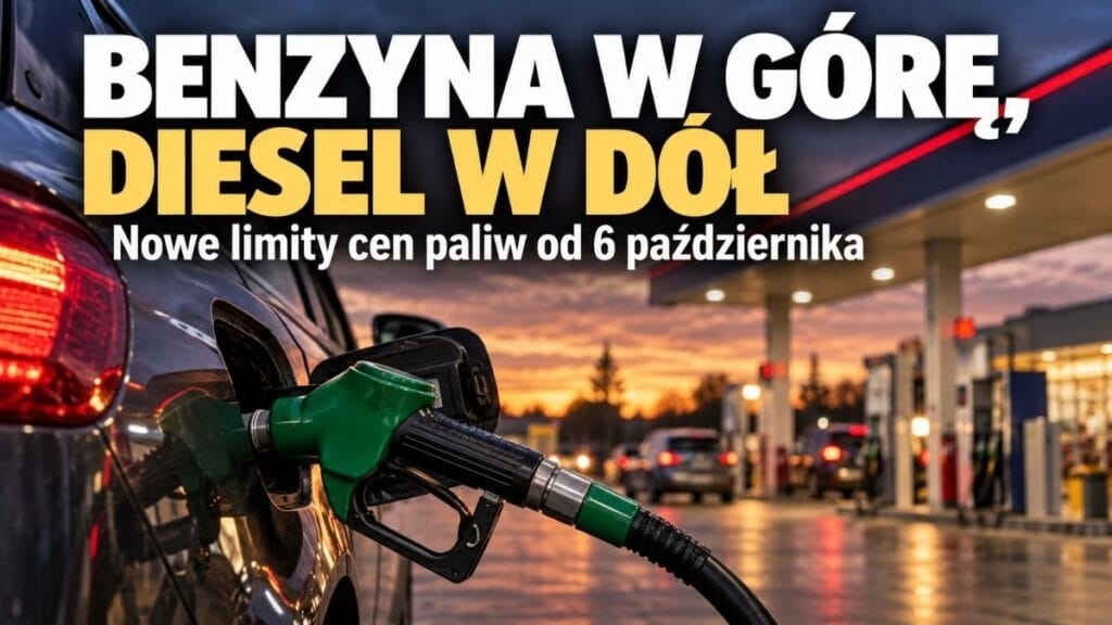 Paliwo pod cenowym sufitem. Od dziś 95 do 6,79 zł, diesel do 7,82 zł. Ale jedna cena właśnie spadła