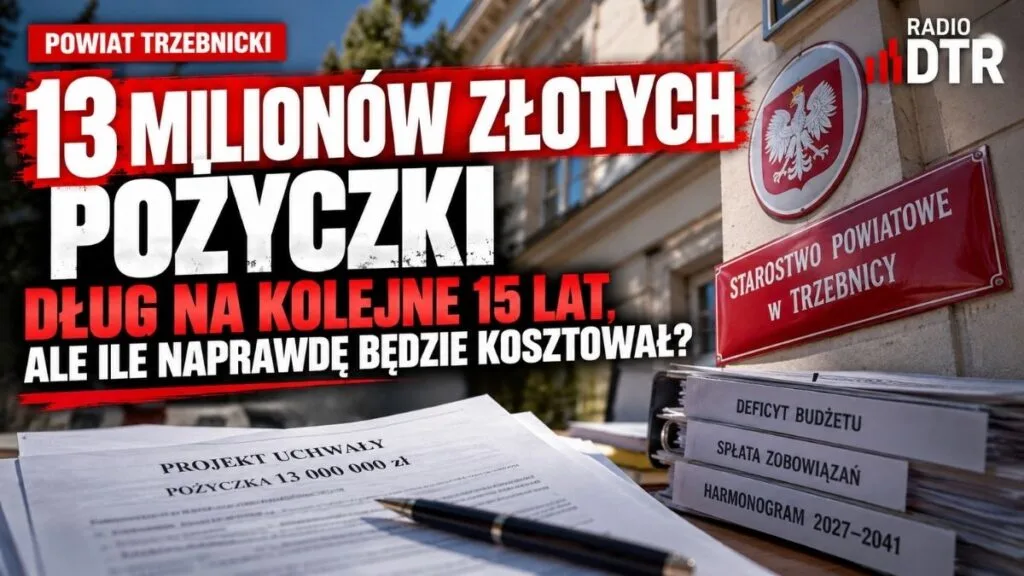 Powiat Trzebnicki chce pożyczyć 13 milionów złotych. Dług na kolejne 15 lat, ale ile naprawdę będzie kosztował?