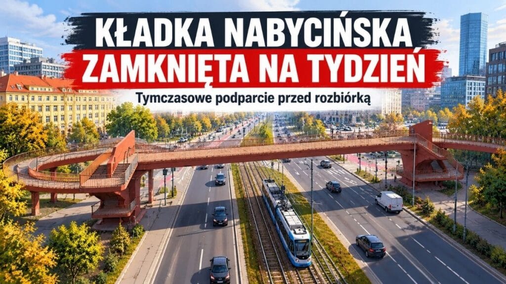 Kładka Nabycińska do rozbiórki. Najpierw trzeba ją jednak podeprzeć