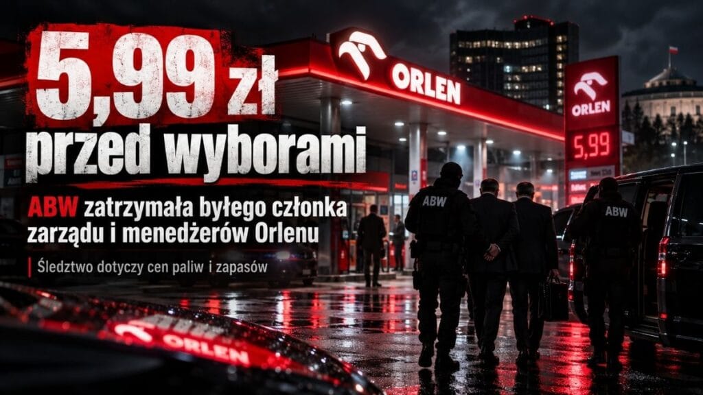 5,99 zł przed wyborami. Dziś prokuratura mówi o 4,1 miliarda złotych szkody w Orlenie