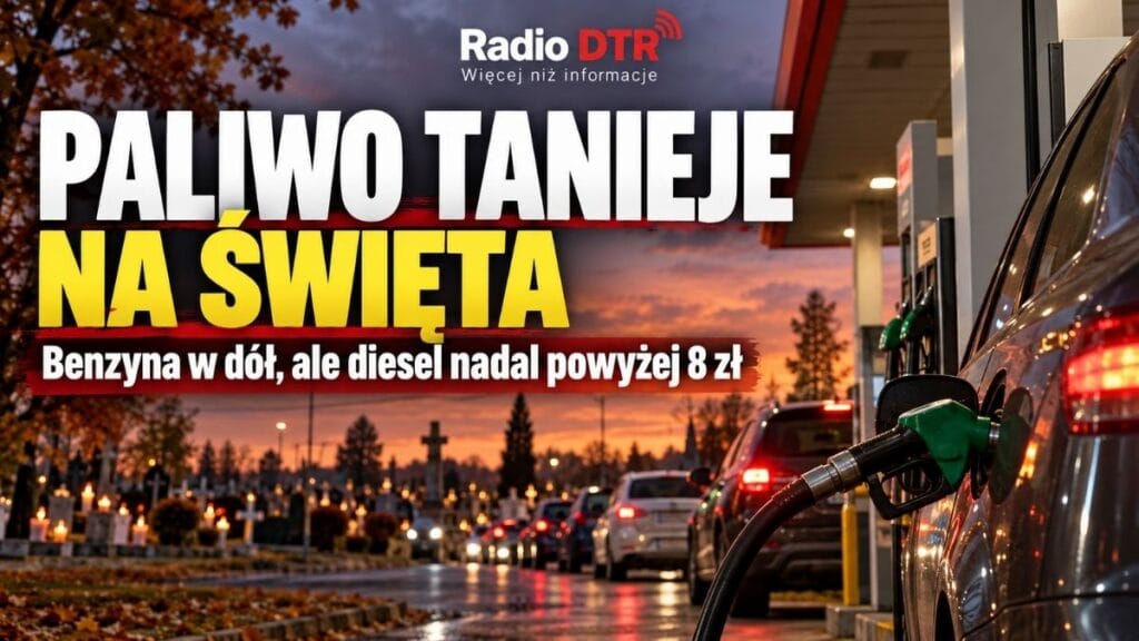 Paliwo tanieje na Wszystkich Świętych. Benzyna po 6,48 zł, ale diesel nadal kosztuje ponad 8 zł. Kto naprawdę zyskuje?
