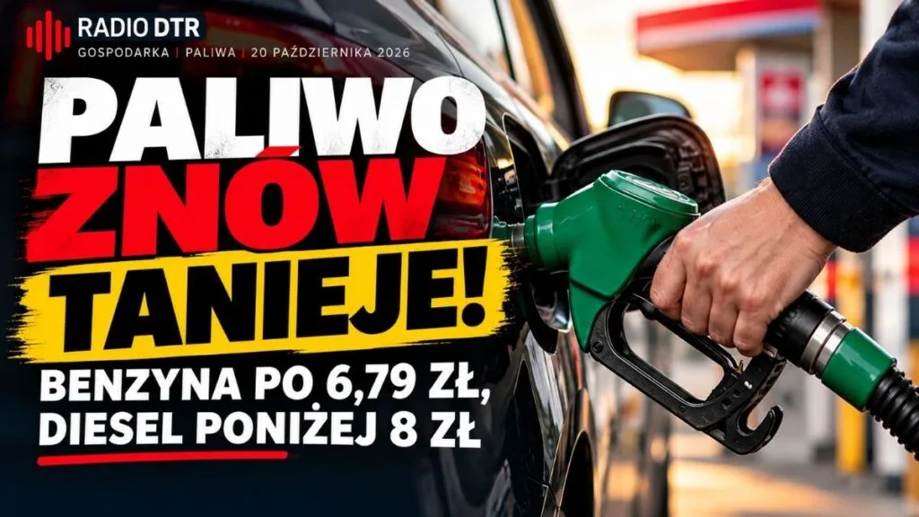 Paliwo znów tanieje. Benzyna po 6,79 zł, diesel poniżej 8 zł. Kierowcy zyskują, ale nie wszyscy tyle samo