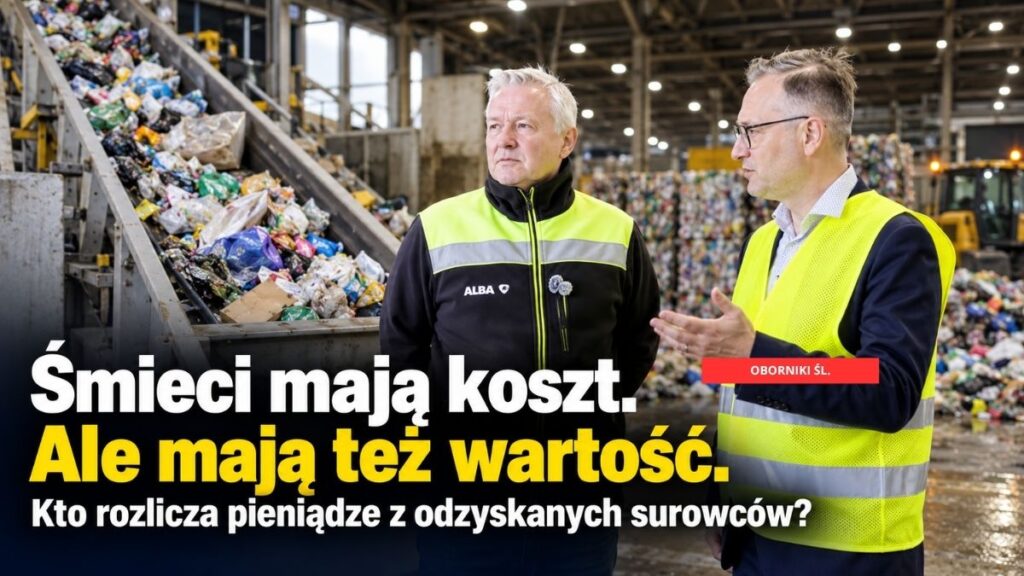Śmieci mają swoją cenę. Ale mają też wartość. Czego wiceburmistrz nie zapytał w sortowni ALBA?