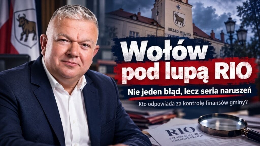 Wołów pod lupą RIO. Nie jeden błąd, lecz seria naruszeń. Kto odpowiada za kontrolę finansów gminy?