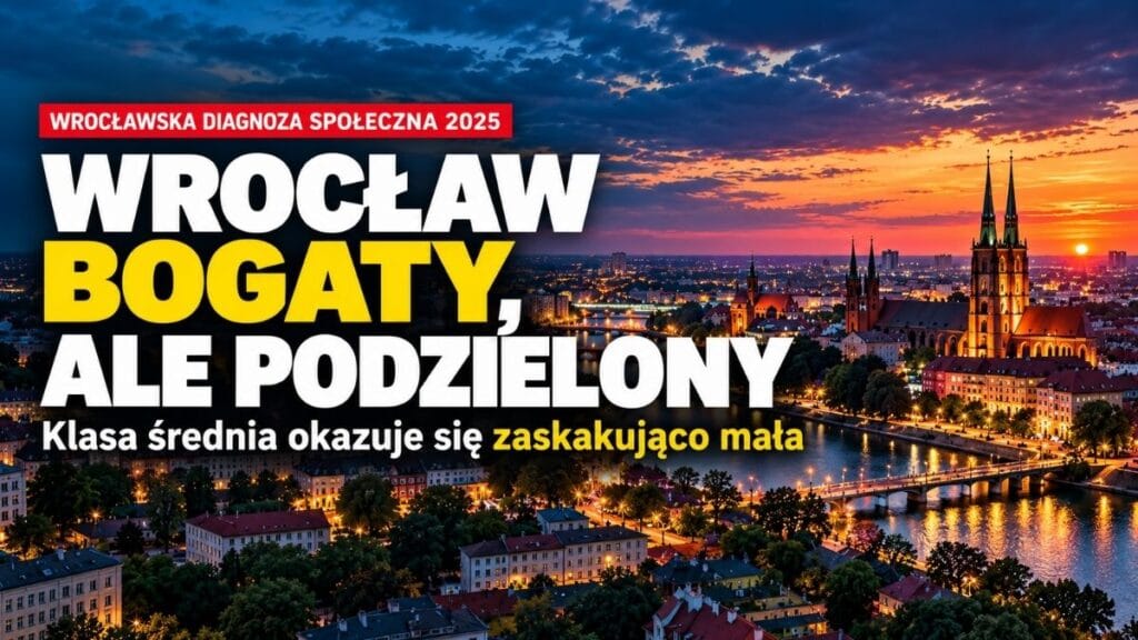 Wrocław bogaty, ale podzielony. Klasa średnia okazuje się zaskakująco mała