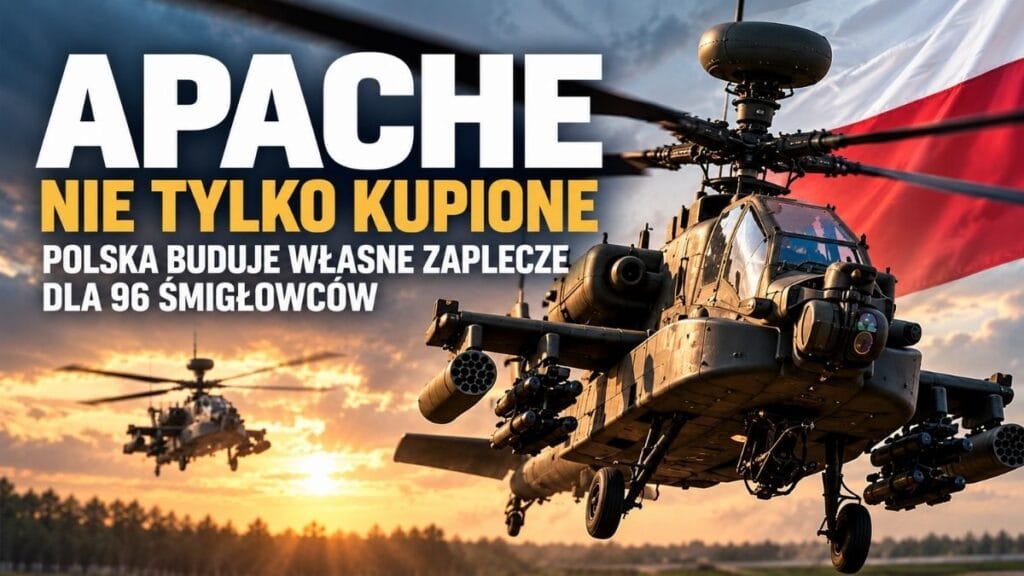Apache nie tylko kupione. Polska buduje własne zaplecze dla 96 śmigłowców