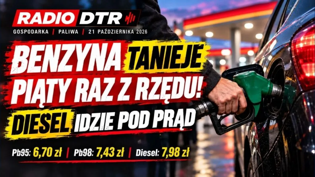 Benzyna tanieje piąty raz z rzędu. Diesel idzie pod prąd. Co dzieje się z cenami paliw?