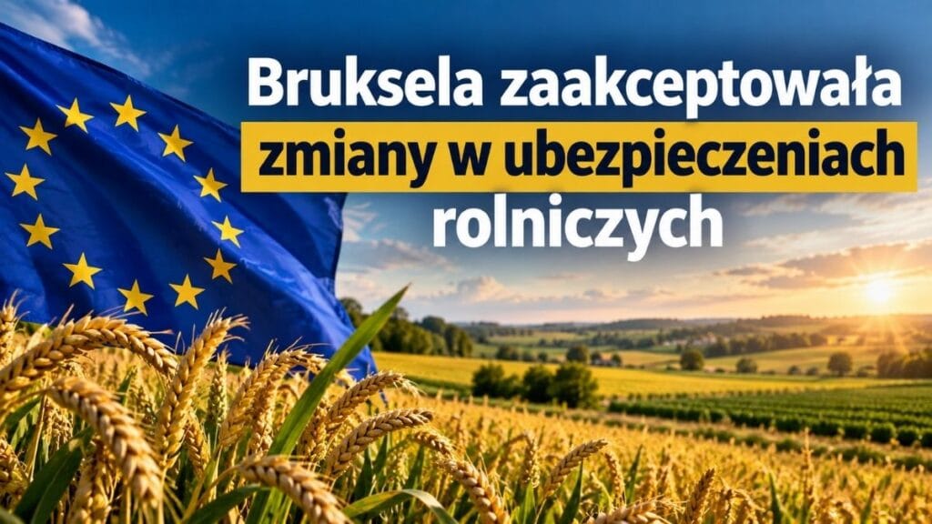 Bruksela zaakceptowała zmiany w ubezpieczeniach rolniczych. Nowe zasady mogą wejść do ofert
