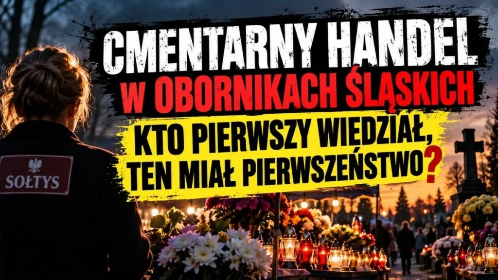 Cmentarny handel w Obornikach Śląskich. Termin minął przed publikacją ogłoszenia. Potem urząd wyznaczył sobotę