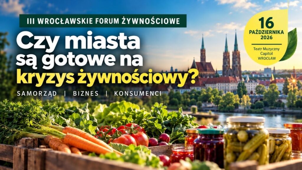 Czy Wrocław jest gotowy na kryzys żywnościowy? Jedzenie staje się częścią bezpieczeństwa miasta