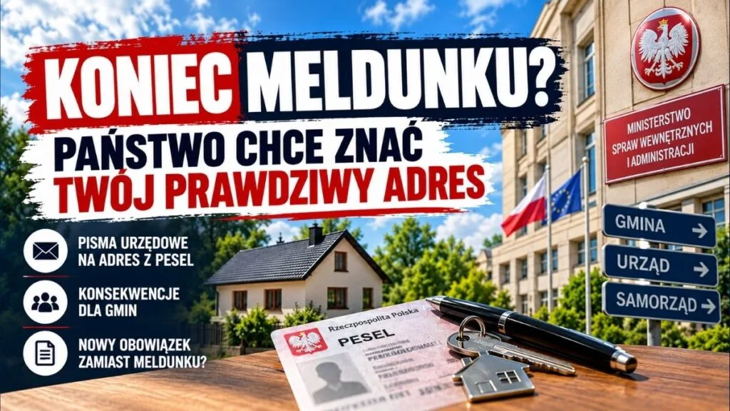 Meldunek do likwidacji. Jeden adres w PESEL, wiele konsekwencji. Co naprawdę przygotowuje państwo?
