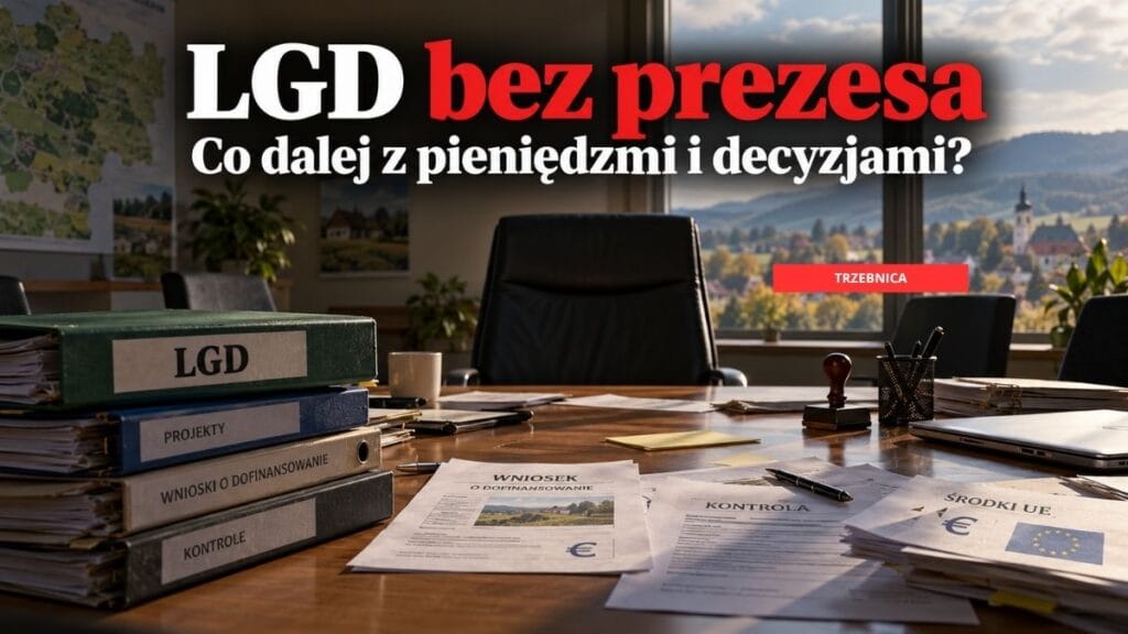 LGD „Kocie Góry” bez prezesa. Co dzieje się z organizacją, która ma obsługiwać miliony euro?