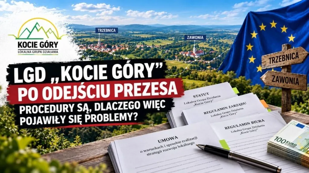 LGD „Kocie Góry” po odejściu prezesa. Dokumenty pokazują, że organizacja nie powinna stanąć