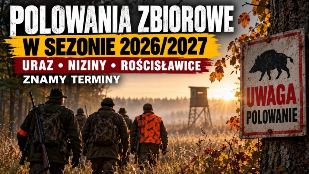Polowania zbiorowe pod Obornikami Śląskimi. Znamy terminy dla Urazu, Nizin i Rościsławic