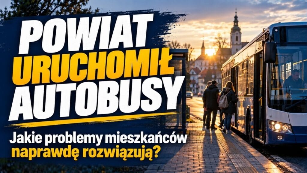 Powiat uruchomił autobusy. Jakie problemy mieszkańców naprawdę rozwiązują?