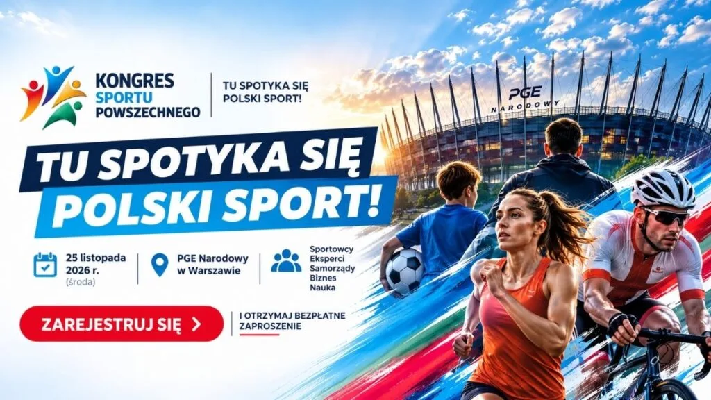 Polski sport spotka się na PGE Narodowym. Ruszyła rejestracja na Kongres Sportu Powszechnego