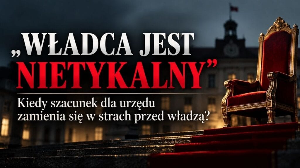 „Władca jest nietykalny”. Kiedy szacunek dla urzędu zamienia się w strach przed władzą?