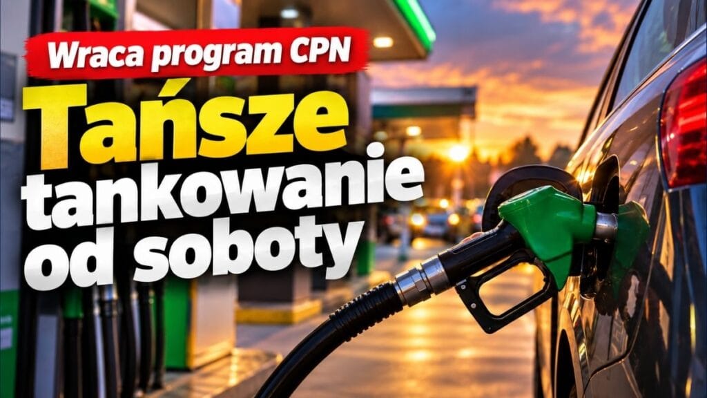 Paliwo tańsze od soboty. Wraca CPN, ale podane ceny obowiązują tylko przez trzy dni