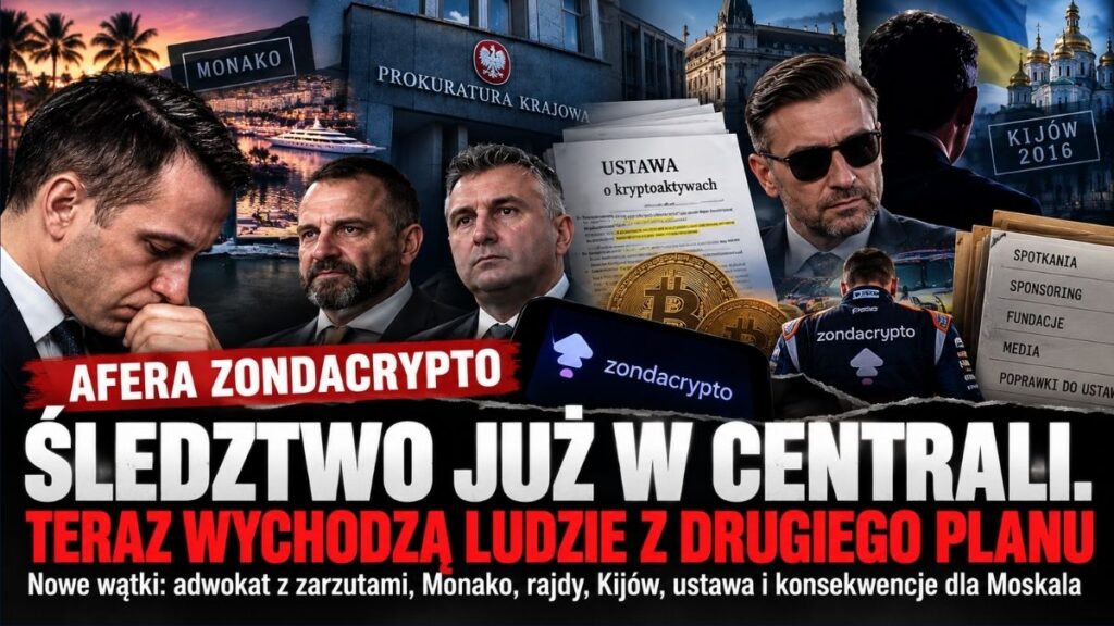 Zondacrypto: śledztwo już w centrali. Teraz wychodzą ludzie z drugiego planu