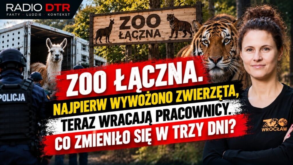 ZOO Łączna. Najpierw wywożono zwierzęta, teraz wracają pracownicy. Co zmieniło się w trzy dni?